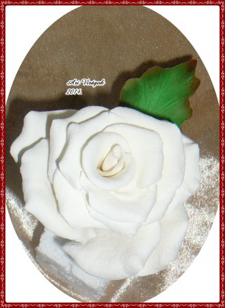 Fehér cukor rózsa 40g